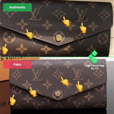 louis vuitton zipper wallet real vs fake|louis vuitton wallet authenticity check.